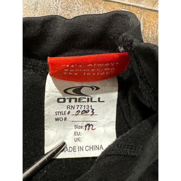 O'Neill Kid's Black Thermo Short Sleeve Crew Rash Vest - Size M - Picture 8 of 9